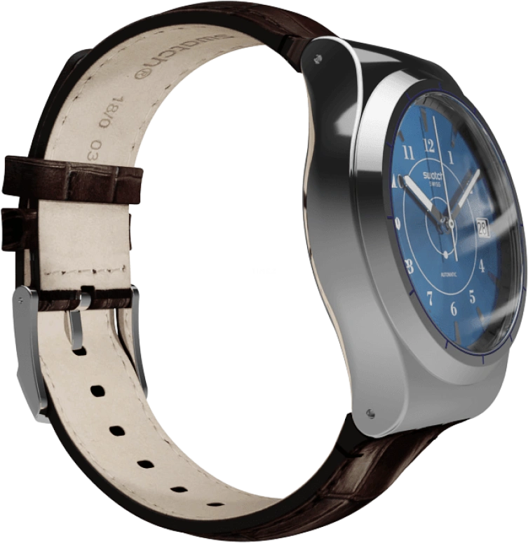 Swatch,Sistem 51 42mm,42mm,Stainless Steel,Blue,Automatic,Day,90hours,YIS404