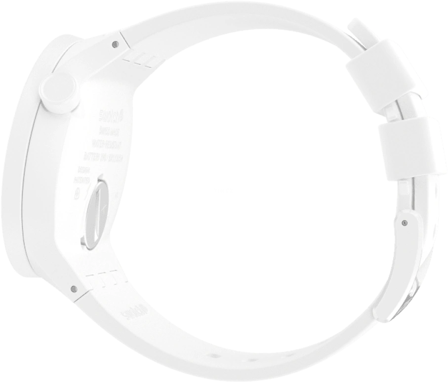 Swatch,THE BOLD 47mm,47mm,Plastic,White,SO27Z106