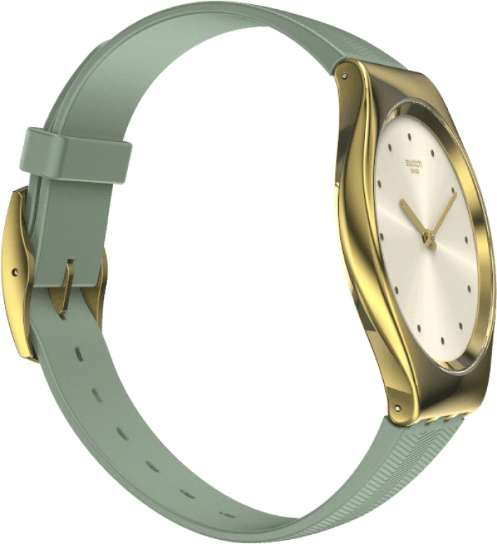 Swatch,SKIN 38mm,38mm,Gold,Closed,SYXG113