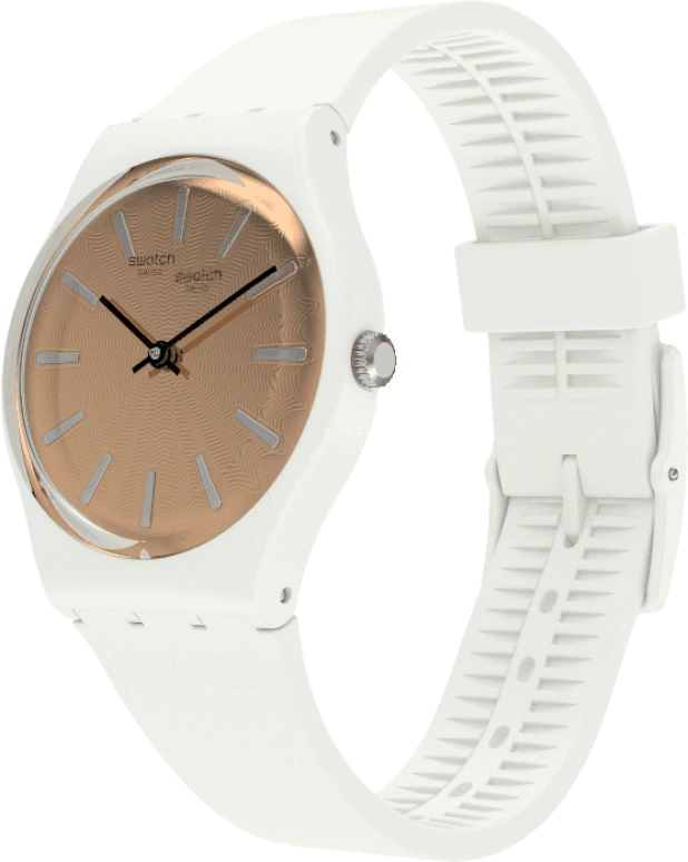Swatch,Originals 34mm,34mm,Plastic,Gold,GW209