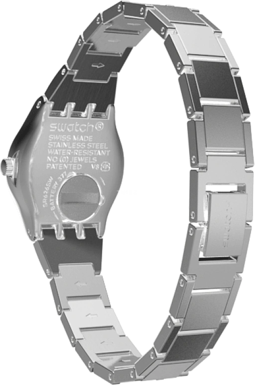 Swatch,IRONY 25mm,25mm,Stainless Steel,Blue,YSS222G