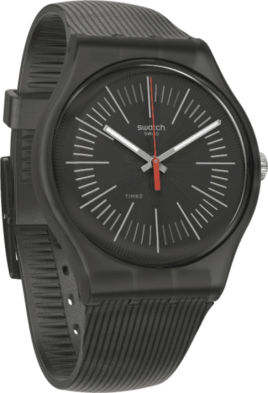 Swatch,Originals 41x47.40mm,41x47.40mm,Plastic,Black,SUOB178
