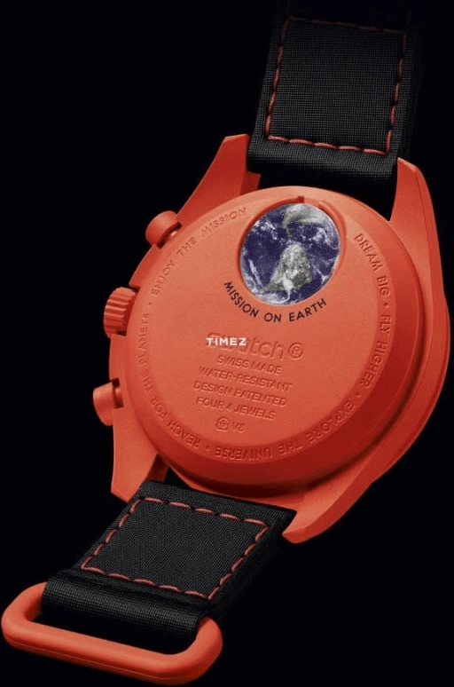 Swatch,MoonSwatch 42mm,42mm,Bioceramic,Black,Quartz,Chronograph,Bio-sourced,Glass,SO33O100