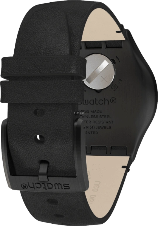 Swatch,IRONY 43x49mm,43x49mm,Black,YVB410