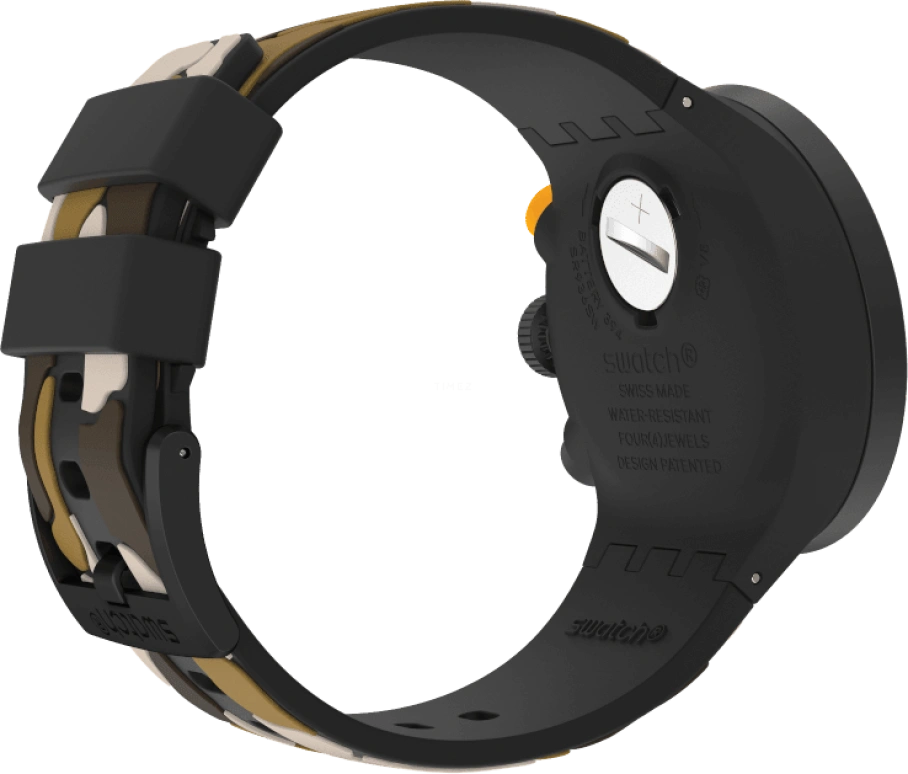 Swatch,THE BOLD 47mm,47mm,Plastic,Black,SB02B410