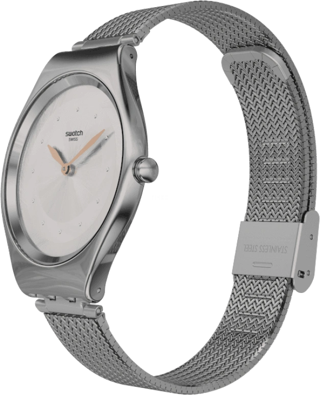 Swatch,SKIN 38mm,38mm,Stainless Steel,Pink Red,Red,SYXS117M