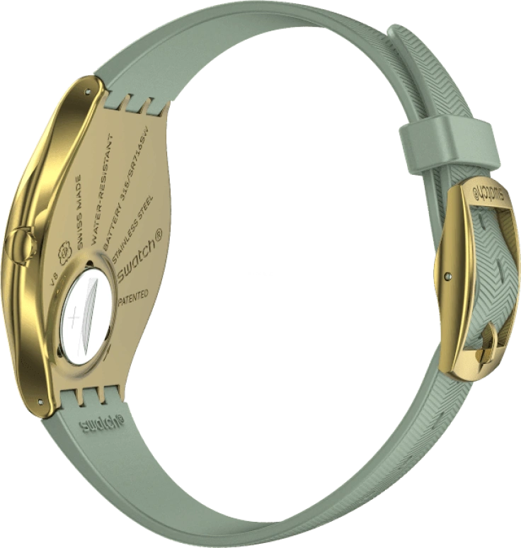 Swatch,SKIN 38mm,38mm,Gold,Closed,SYXG113