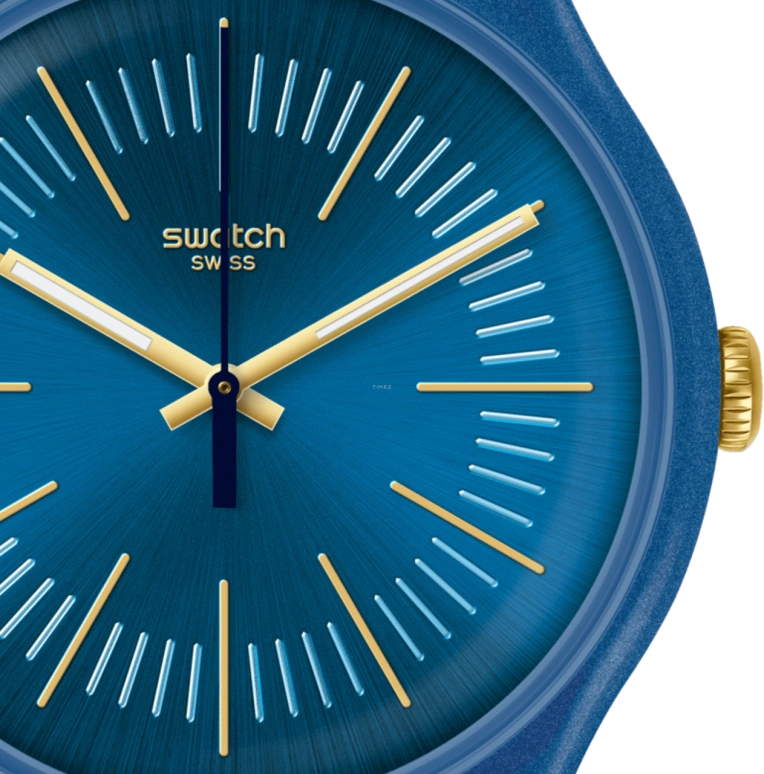 Swatch,Originals 41mm,41mm,Plastic,Blue,SUON143
