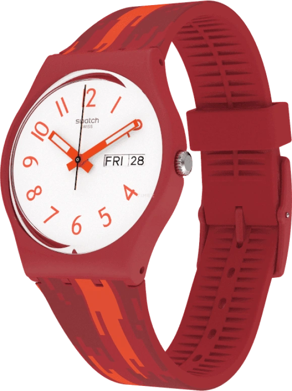 Swatch,Originals 34mm,34mm,Plastic,White,Closed,GR711