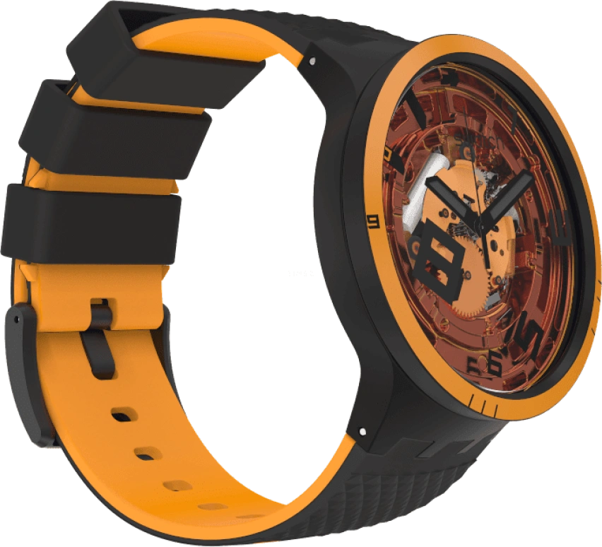 Swatch,Other 47mm,47mm,Sapphire,Crystal Glass,SB01B127