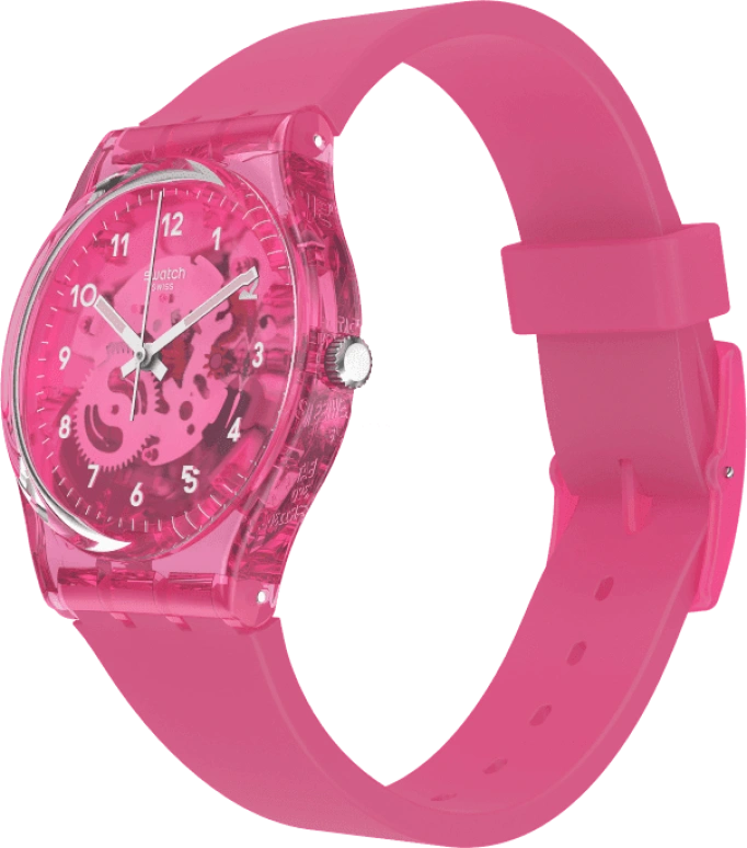 Swatch,Originals 34mm,34mm,Plastic,Pink,GP166