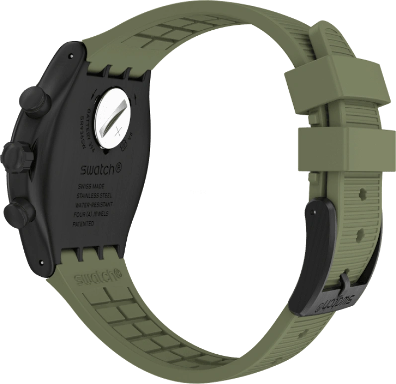 Swatch,IRONY 43x49mm,43x49mm,Green,YVB411