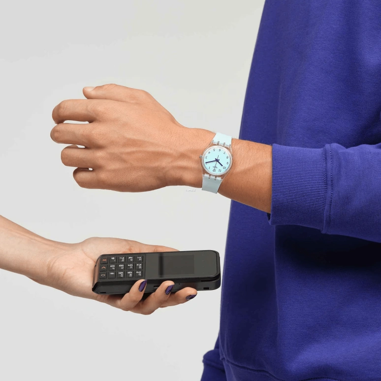 Swatch,Originals 34mm,34mm,Bio-sourced,Blue,Quartz,Bio-sourced,Glass,Round,SO28K110,SO28K110-6000