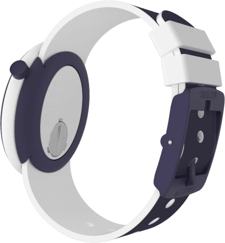 Swatch,Originals 45mm,45mm,Plastic,White,PNW107
