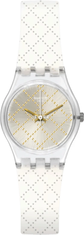 Swatch,Originals 25mm,25mm,Plastic,White,Quartz,Sapphire,Crystal Glass,Tonneau,LK365