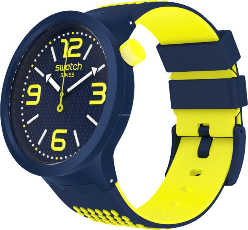 Swatch,THE BOLD 47mm,47mm,Plastic,Black,SO27N102