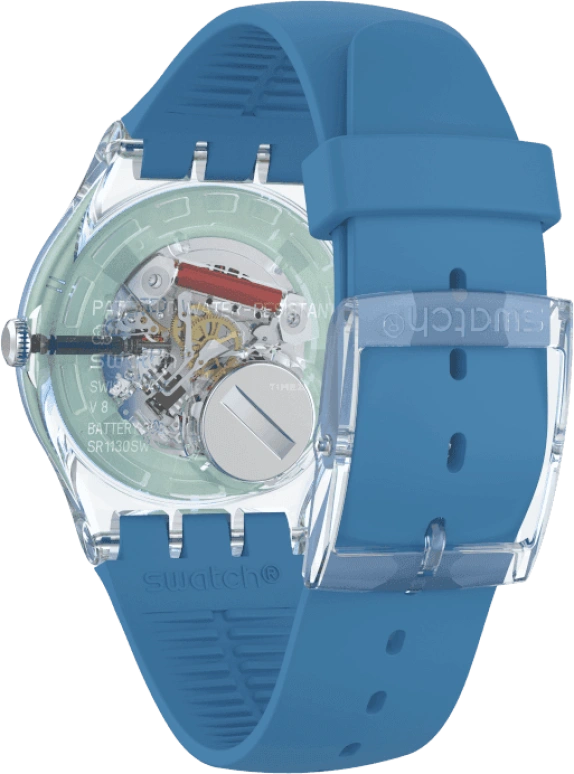 Swatch,Originals 41mm,41mm,Plastic,Blue,SUOK711
