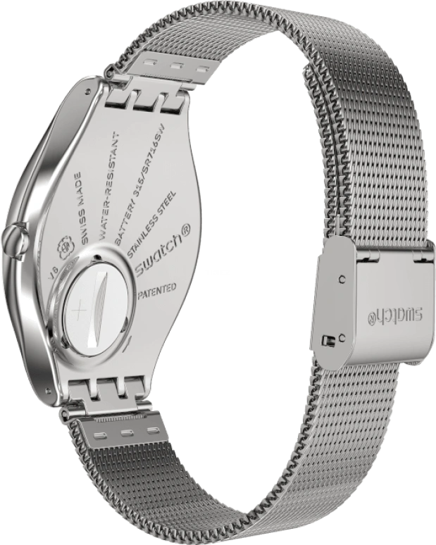 Swatch,SKIN 38mm,38mm,Sapphire,Crystal Glass,SYXS133M