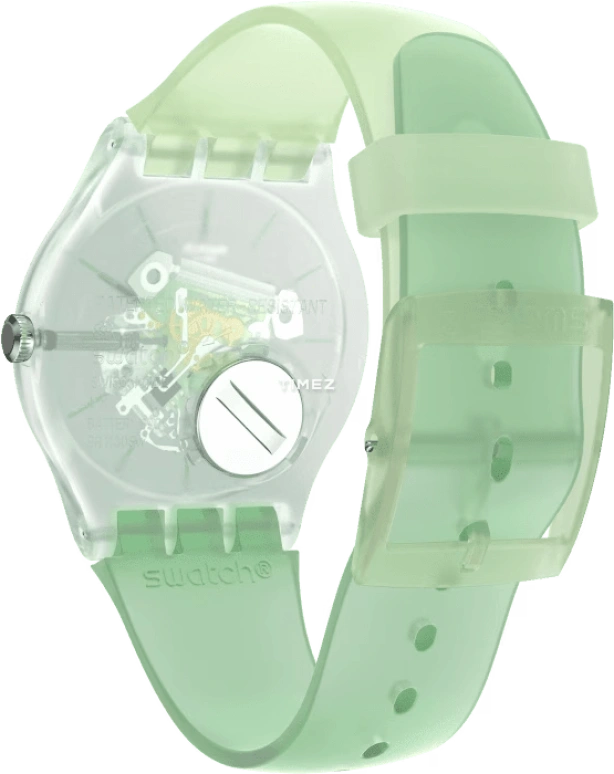 Swatch,Originals 41mm,41mm,Plastic,Transparent,Quartz,Tonneau,SUOK152