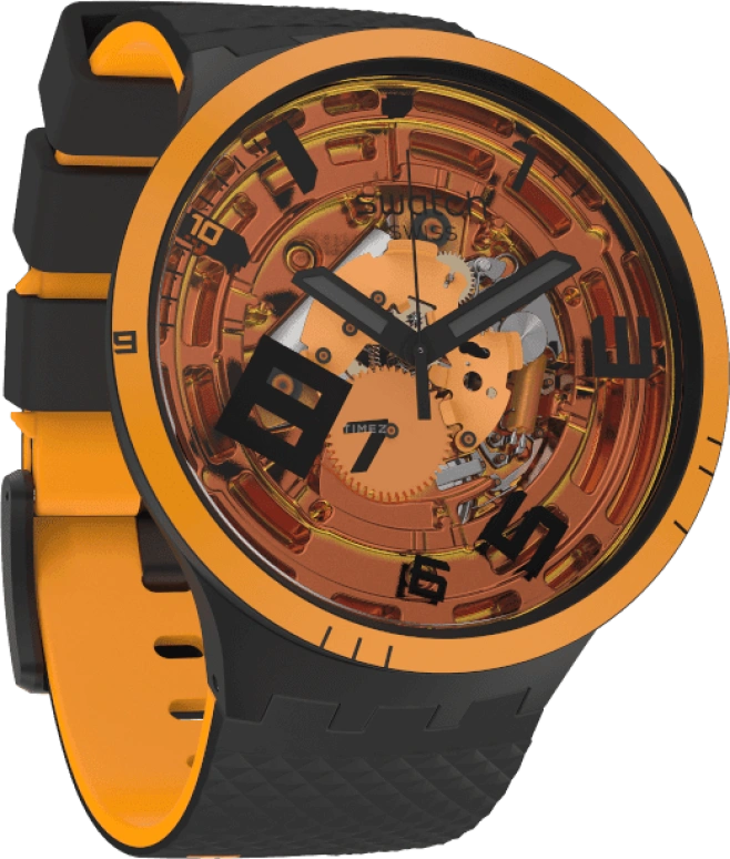 Swatch,Other 47mm,47mm,Sapphire,Crystal Glass,SB01B127