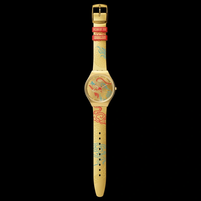 Swatch,Other 38mm,38mm,Stainless Steel,Gold,Quartz,Round,SYXZ104