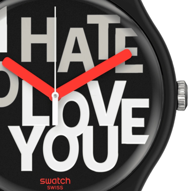 Swatch,Originals 41mm,41mm,Plastic,Black,Closed,SUOB185