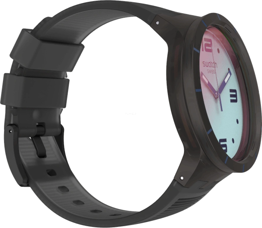 Swatch,Originals 47mm,47mm,Plastic,Sapphire,Crystal Glass,Closed,SO27B121