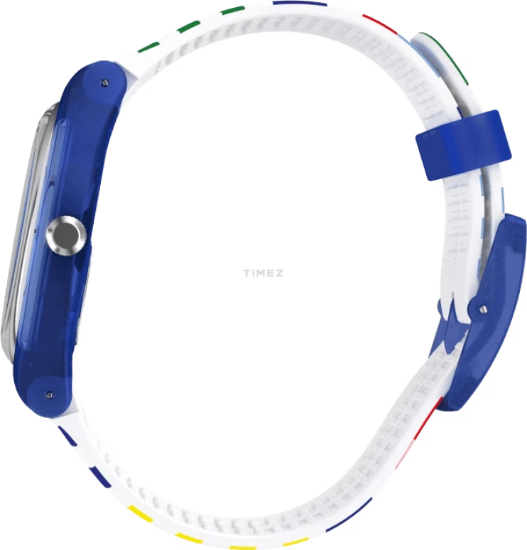 Swatch,Other 41mm,41mm,Plastic,White,Quartz,Tonneau,Blue,SUON715