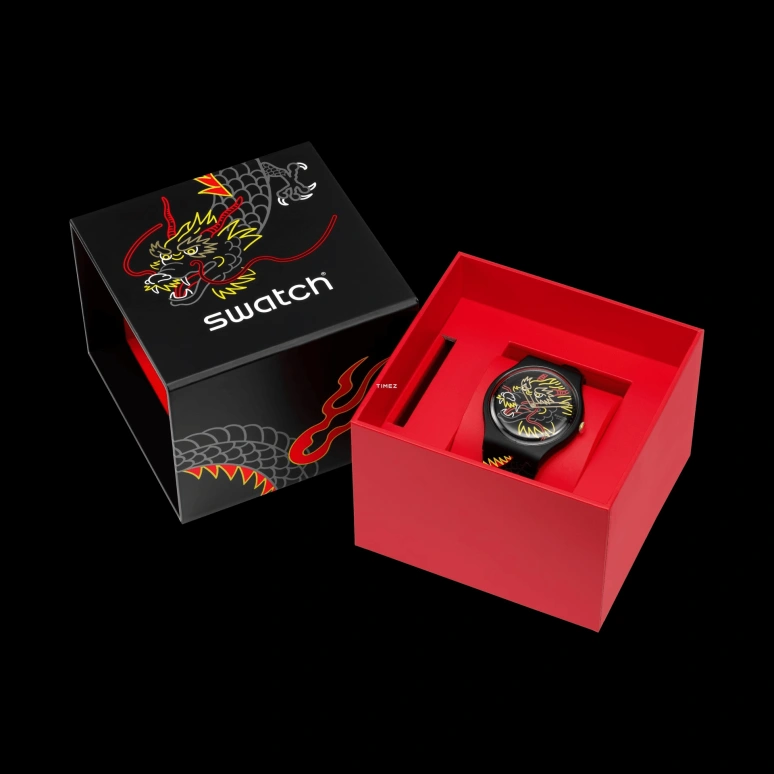Swatch,Other 41mm,41mm,Bio-sourced,Black,Quartz,Round,SO29Z137,SO29Z137-5300