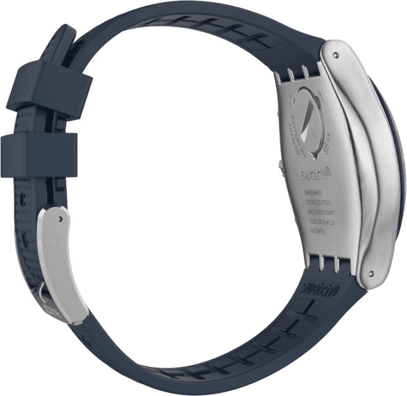 Swatch,IRONY 43mm,43mm,Stainless Steel,Blue,YVS454