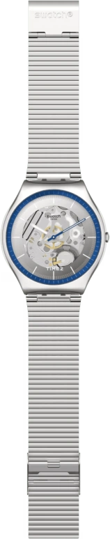 Swatch,Other 42mm,42mm,Stainless Steel,Grey,Quartz,Tonneau,Gray,SS07S116GG