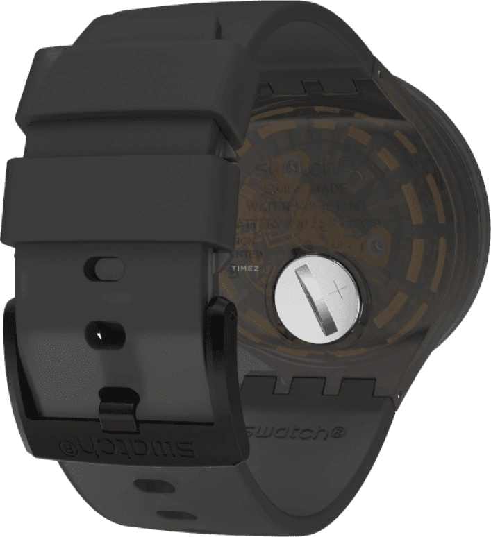 Swatch,THE BOLD 47mm,47mm,Plastic,Coffee,Brown,SO27B112