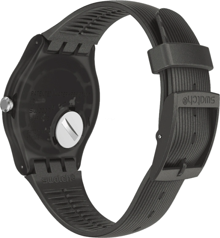 Swatch,Originals 41x47.40mm,41x47.40mm,Plastic,Black,SUOB178
