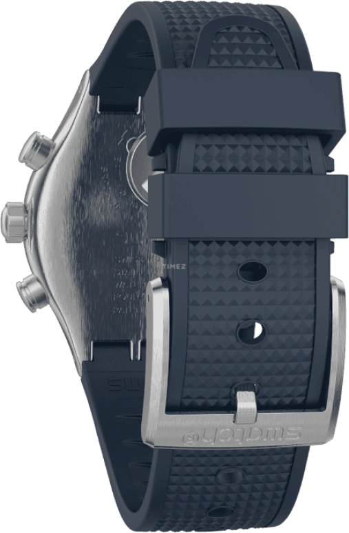 Swatch,IRONY 43mm,43mm,Stainless Steel,Blue,YVS454