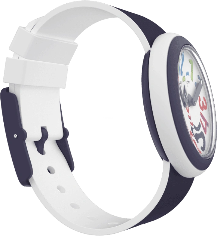 Swatch,Originals 45mm,45mm,Plastic,White,PNW107