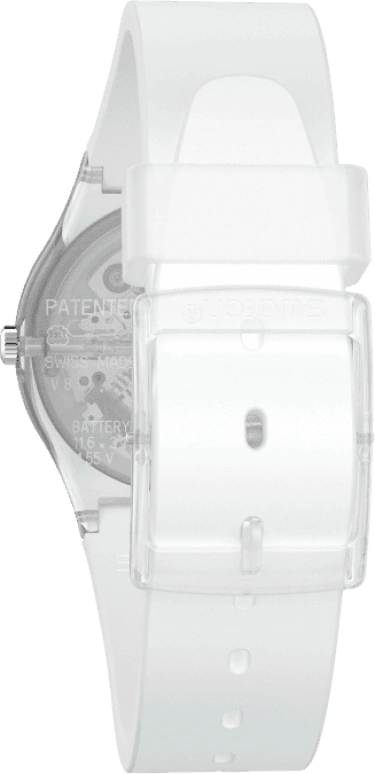 Swatch,Originals 34mm,34mm,Plastic,Blue,Pink,Sapphire,Crystal Glass,GE713