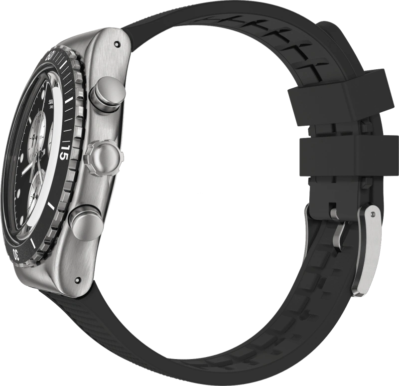 Swatch,IRONY 43mm,43mm,Stainless Steel,Black,YVS487
