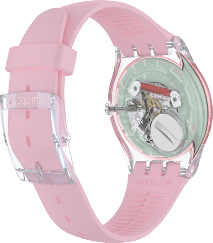 Swatch,Originals 41mm,41mm,Plastic,Pink Red,Red,SUOK710