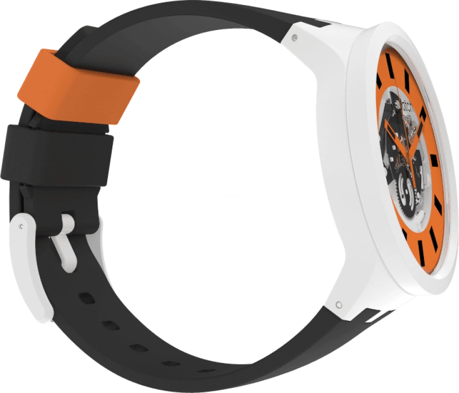 Swatch,THE BOLD 47mm,47mm,Bioceramic,Ceramic,Orange,SB03M104