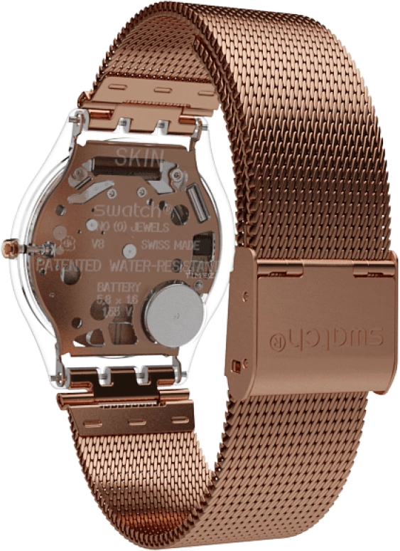 Swatch,CLASSIC 34mm,34mm,Plastic,Gold,SFP115M