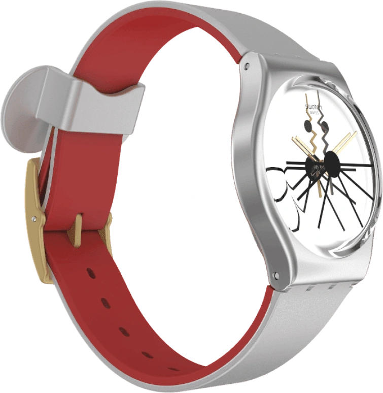 Swatch,Originals 34mm,34mm,Plastic,Sapphire,Crystal Glass,GZ327