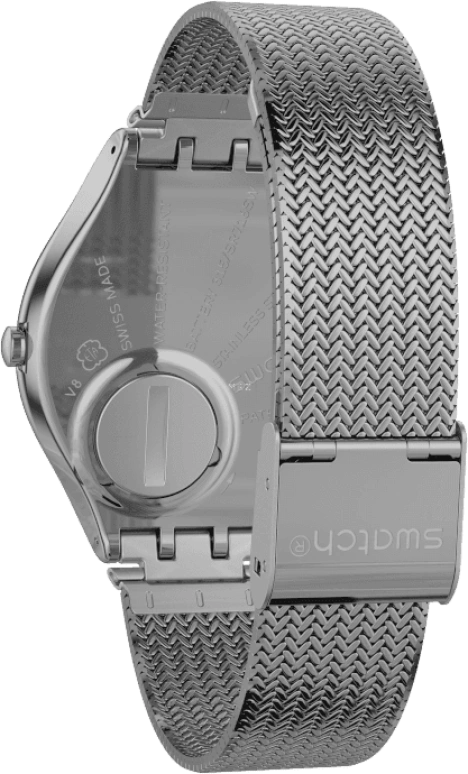 Swatch,SKIN 38mm,38mm,Stainless Steel,Pink Red,Red,SYXS117M