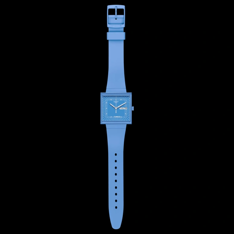 Swatch,Originals 41.80mm,41.80mm,Bioceramic,Blue,Quartz,Date,Day,SO34S700