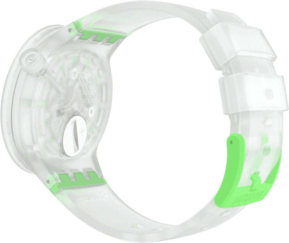 Swatch,THE BOLD 47mm,47mm,Plastic,White,SO27E104