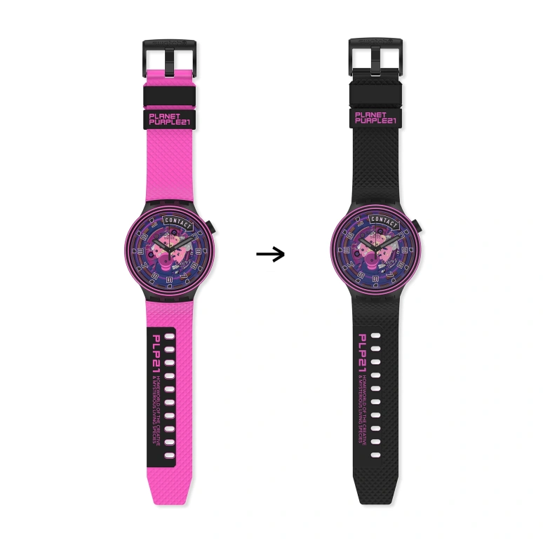 Swatch,Other 47mm,47mm,Sapphire,Crystal Glass,SB01B126