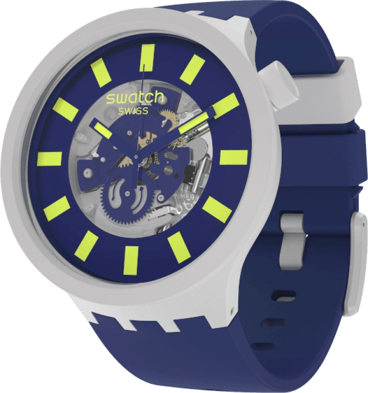 Swatch,THE BOLD 47mm,47mm,Bioceramic,Ceramic,SB03M103