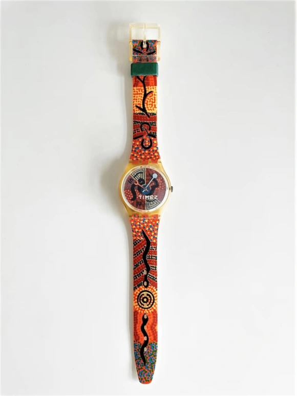 Swatch,Other 34mm,34mm,Plastic,Multi-Color,Quartz,Sapphire,Crystal Glass,Tonneau,GJ116