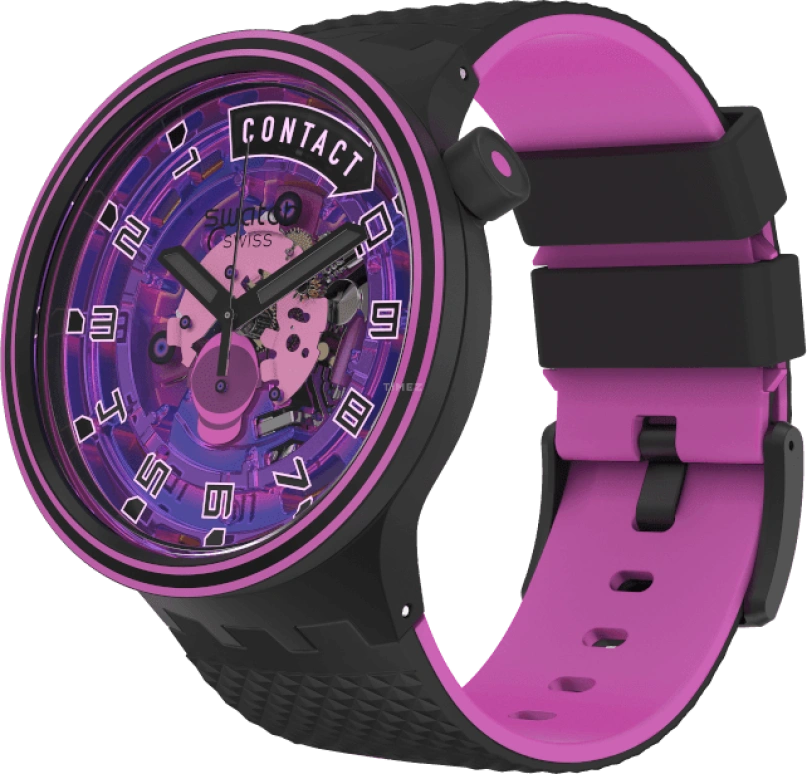 Swatch,Other 47mm,47mm,Sapphire,Crystal Glass,SB01B126