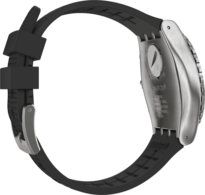 Swatch,IRONY 43mm,43mm,Stainless Steel,Black,YVS487