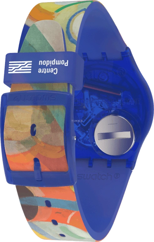Swatch,Originals 34mm,34mm,Plastic,Multi-Color,Quartz,Sapphire,Crystal Glass,Round,GZ712